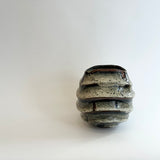 "Shirahagi" Vase - Wave Faceted - Large • May25 • TH0303