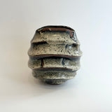 "Shirahagi" Vase - Wave Faceted - Large • May25 • TH0303