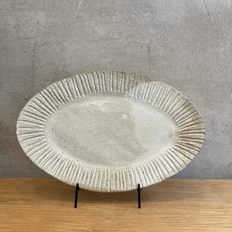 Oval Platter - Carved Edge • Dec24