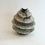 "Shirahagi" Vase - Wave Faceted - Large • May25 • TH0303