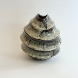 "Shirahagi" Vase - Wave Faceted - Large • May25 • TH0303