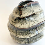 "Shirahagi" Vase - Wave Faceted - Large • May25 • TH0303