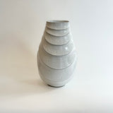 "White Robe" Vase - Twist Faceted - Large • May25 • TH0304