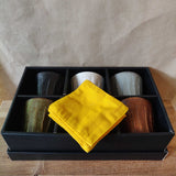 "Organic" Coloured 5 Cup Set (Boxed)