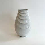 "White Robe" Vase - Twist Faceted - Large • May25 • TH0304