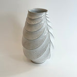 "White Robe" Vase - Twist Faceted - Large • May25 • TH0304