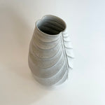 "White Robe" Vase - Twist Faceted - Large • May25 • TH0304