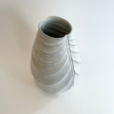 "White Robe" Vase - Twist Faceted - Large • May25 • TH0304
