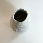"White Robe" Vase - Twist Faceted - Large • May25 • TH0304