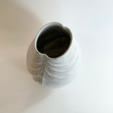 "White Robe" Vase - Twist Faceted - Large • May25 • TH0304