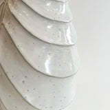 "White Robe" Vase - Twist Faceted - Large • May25 • TH0304