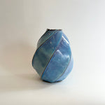 "Pale Moon" Vase - Twist Faceted - Medium • May25 • TH0306