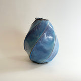 "Pale Moon" Vase - Twist Faceted - Medium • May25 • TH0306