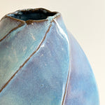 "Pale Moon" Vase - Twist Faceted - Medium • May25 • TH0306