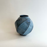 "Pale Moon" Vase - Twist Faceted - Medium • May25 • TH0307