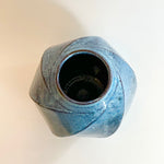 "Pale Moon" Vase - Twist Faceted - Medium • May25 • TH0307