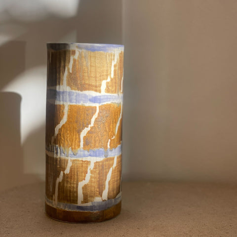 Timna Taylor - Tall Cylinder Vase #6 - April 2023