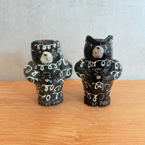 Squiggle Bear Vases with Child • serious PLAY