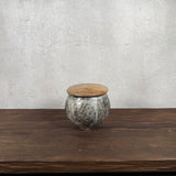 Lidded Canister - Large - Shirokake