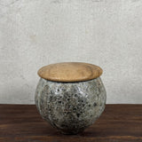 Lidded Canister - Large - Shirokake