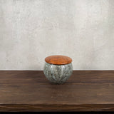 Lidded Canister - Large - Shirokake