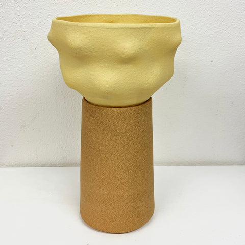 "Bump" Vase - Butter Yellow - April 2024