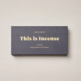 This Is Incense - "Tasmania" - Leather, Frankincense, Black Pepper