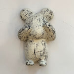 "Hanging Bear" Wall Sculpture - Medium #01 - "Off The Table" • Nov24