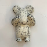 "Hanging Bear" Wall Sculpture - Medium #01 - "Off The Table" • Nov24