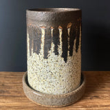 "SOH"  Planters - Bronze Drip