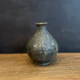 Toru Hatta - Black Non-Glazed Tokkuri/Vase