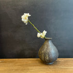 Toru Hatta - Black Non-Glazed Tokkuri/Vase