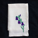 Linen Napkins - Embroidered - Norwegian Blooms