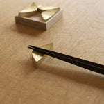 Futagami - Chopstick Rests in Solid Brass
