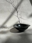 Oval Bowl - Black Glazed