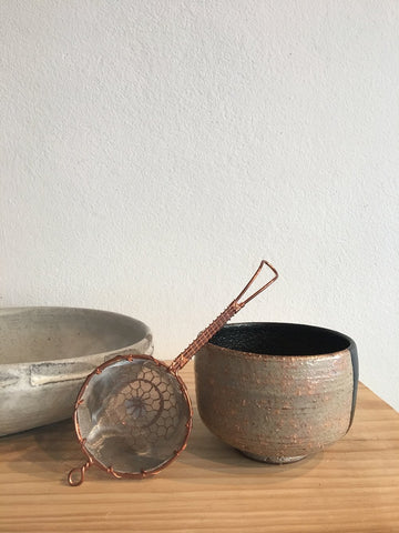 Japanese Copper Tea Strainer
