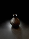 Black Tokkuri/Vase - Non-Glazed