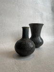 Toru Hatta - Black Non-Glazed Wide-Mouth Vase