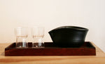 Sake Set - Katakuchi + 2 Glasses, Optional Tray