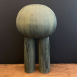 Emma Young - Large Green 2 Footed "Pod" Vase - 2022