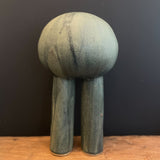 Emma Young - Large Green 2 Footed "Pod" Vase - 2022