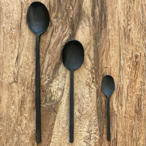 Square Handled Spoons (in Black)