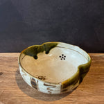 Japanese Vintage Ceramic Hyoutan Dish