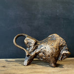 Japanese Vintage Bronze Bull