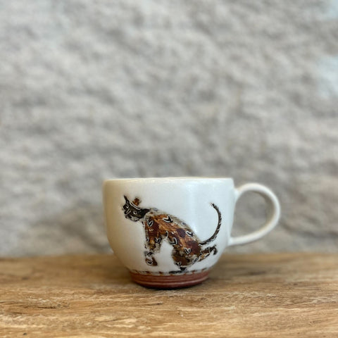 Japanese Cat & Mouse Mug by Miyoshi Komine