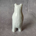 Japanese Carved Wooden Polar Bears (Standing)