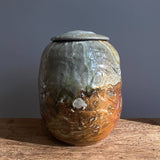 Suvira McDonald - Wood Fired Lidded Jar #4