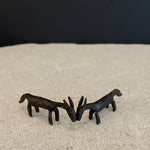 Japanese Tiny Cast Iron Horses