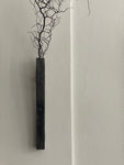Black Traditional Hanging Wall Vase - Non-Glazed
