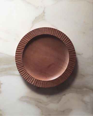 Opus Lab - Dinner Plate - Hand Carved in Myrtle